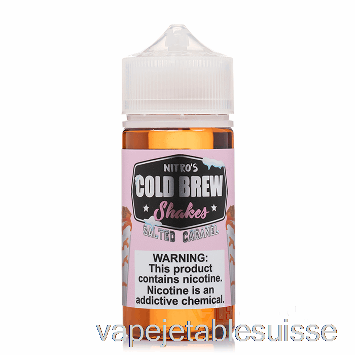 Vape Suisse Caramel Salé - Infusion Froide Nitros - 100ml 6mg